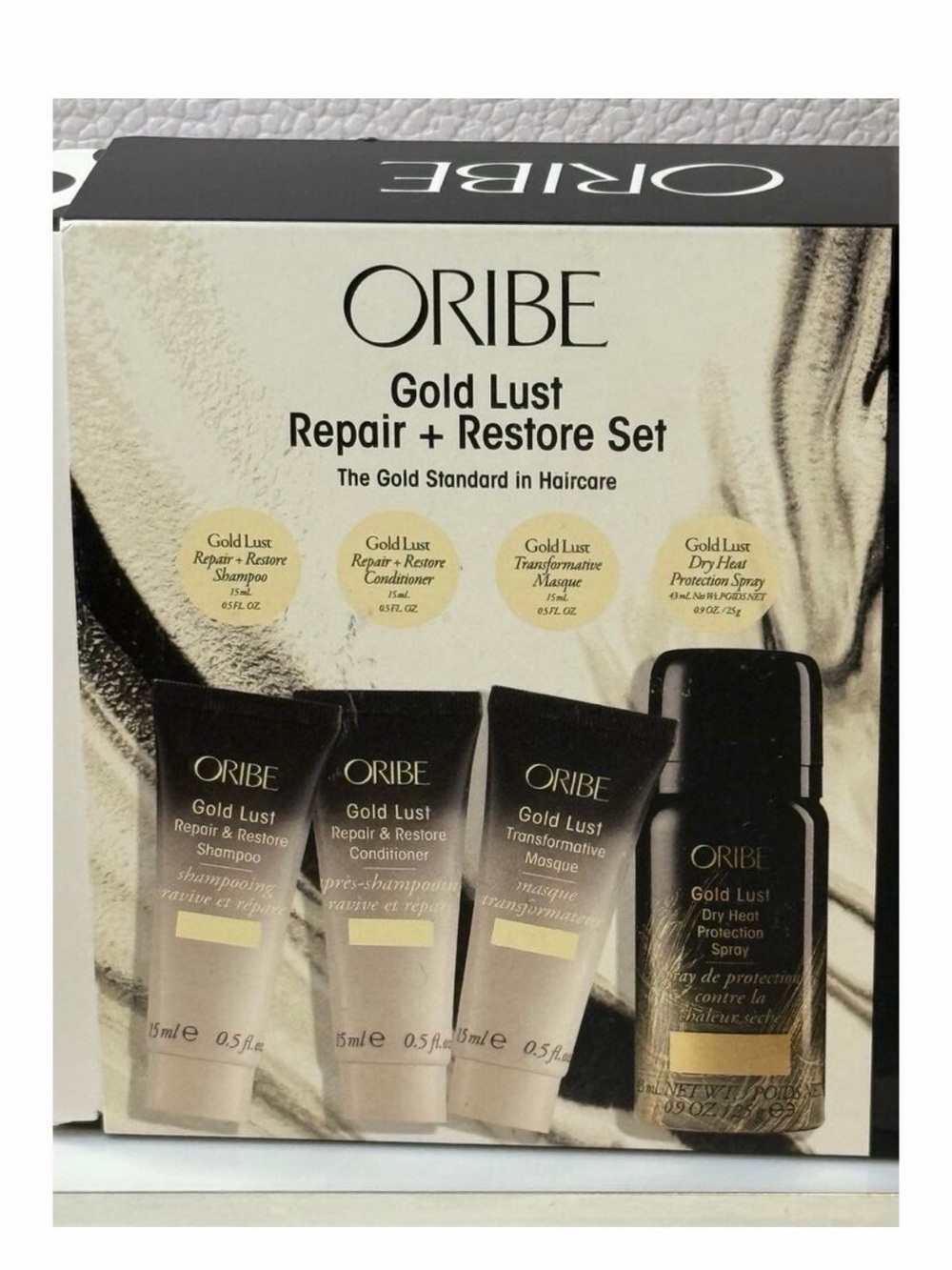 Oribe Gold Lust Repair + Restore Haircare Set - Gold, Black